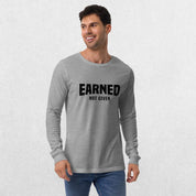 Athletic Heather Close-up of the lightweight, sweat-wicking fabric texture.