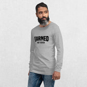 Athletic Heather Close-up of the lightweight, sweat-wicking fabric texture.