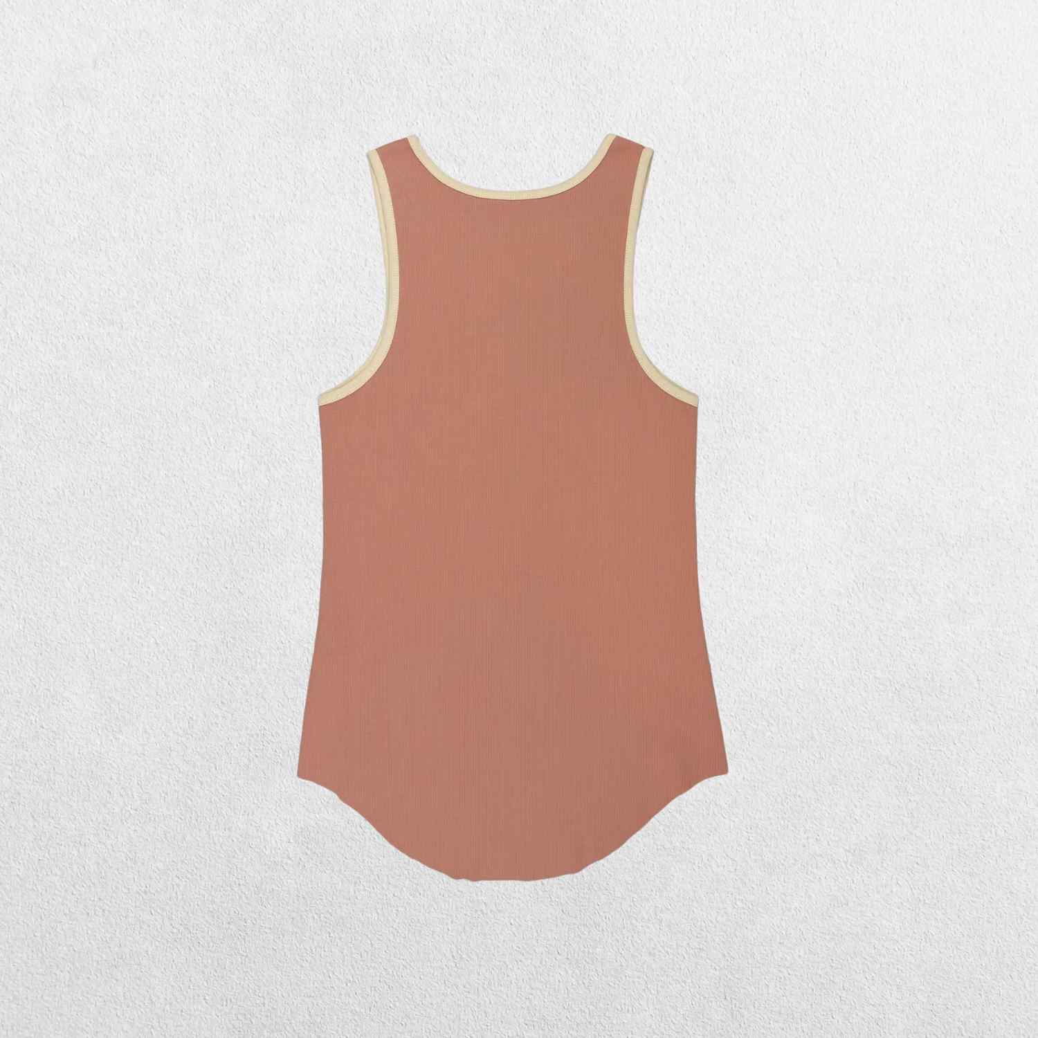 Back view of the GPW Men’s High-Performance Quick-Dry Training T-Shirt in orange, featuring a stylish cut and breathable mesh panels against a professional studio setting.