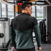 Black Green Full-sleeve GPW Shirt used for outdoor training.