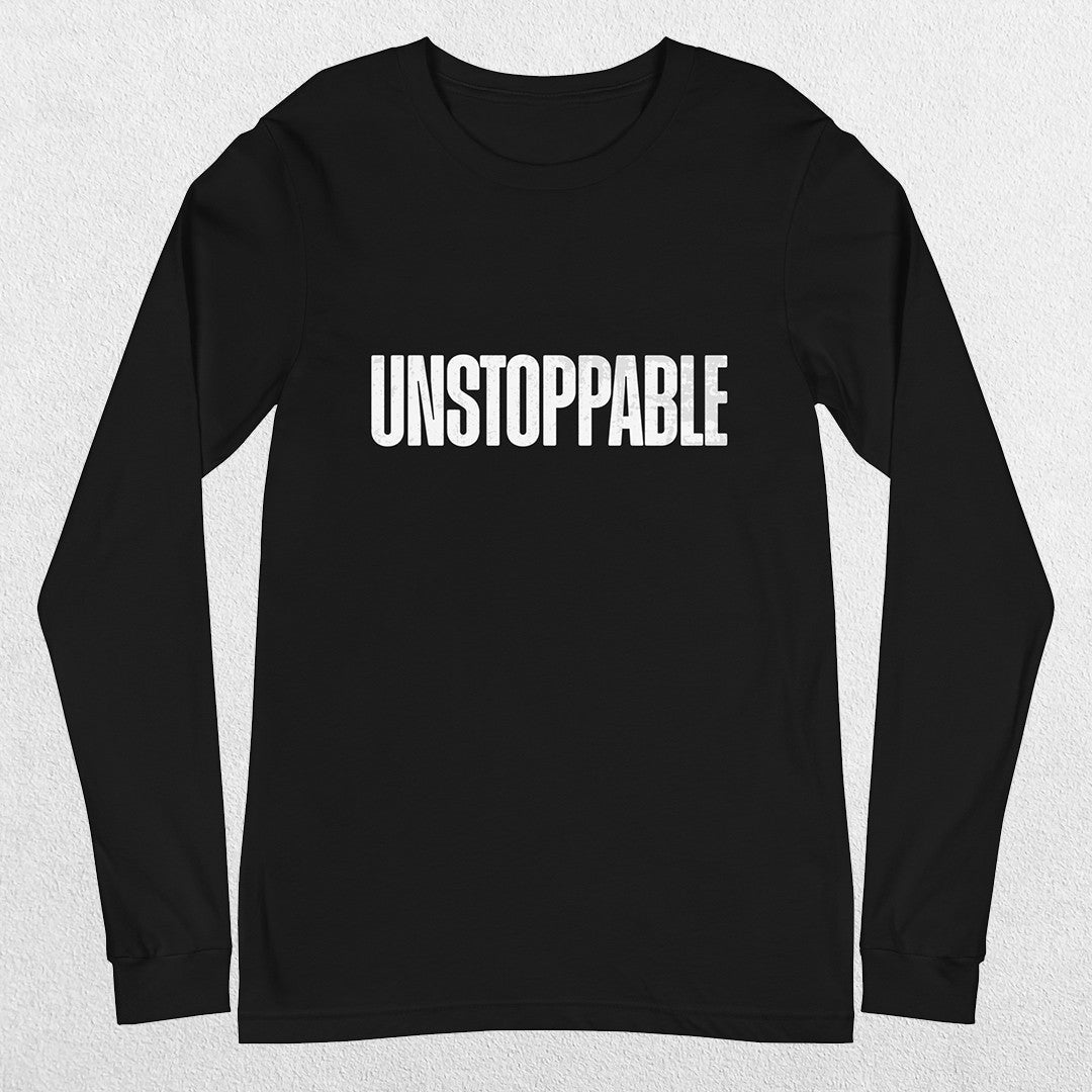 Close-up of Black Men's Gym Long Sleeve Tee – Unmatched Performance & Style