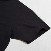 Close up of Black Fabric texture of high-quality polyester material for gym wear.