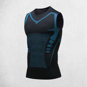 Close-up of Black Sky High-Performance Fabric with Moisture-Wicking & Stretch Features