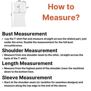 How to Measure Guide for GPW Gym Tank - Step-by-step illustration showing how to measure chest, waist, and length for the perfect fit.
