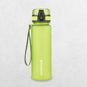 Lightweight and reusable lime green water bottle for fitness and daily hydration needs