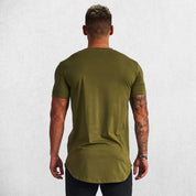 Close-up of cotton texture of the GPW slim fit t-shirt