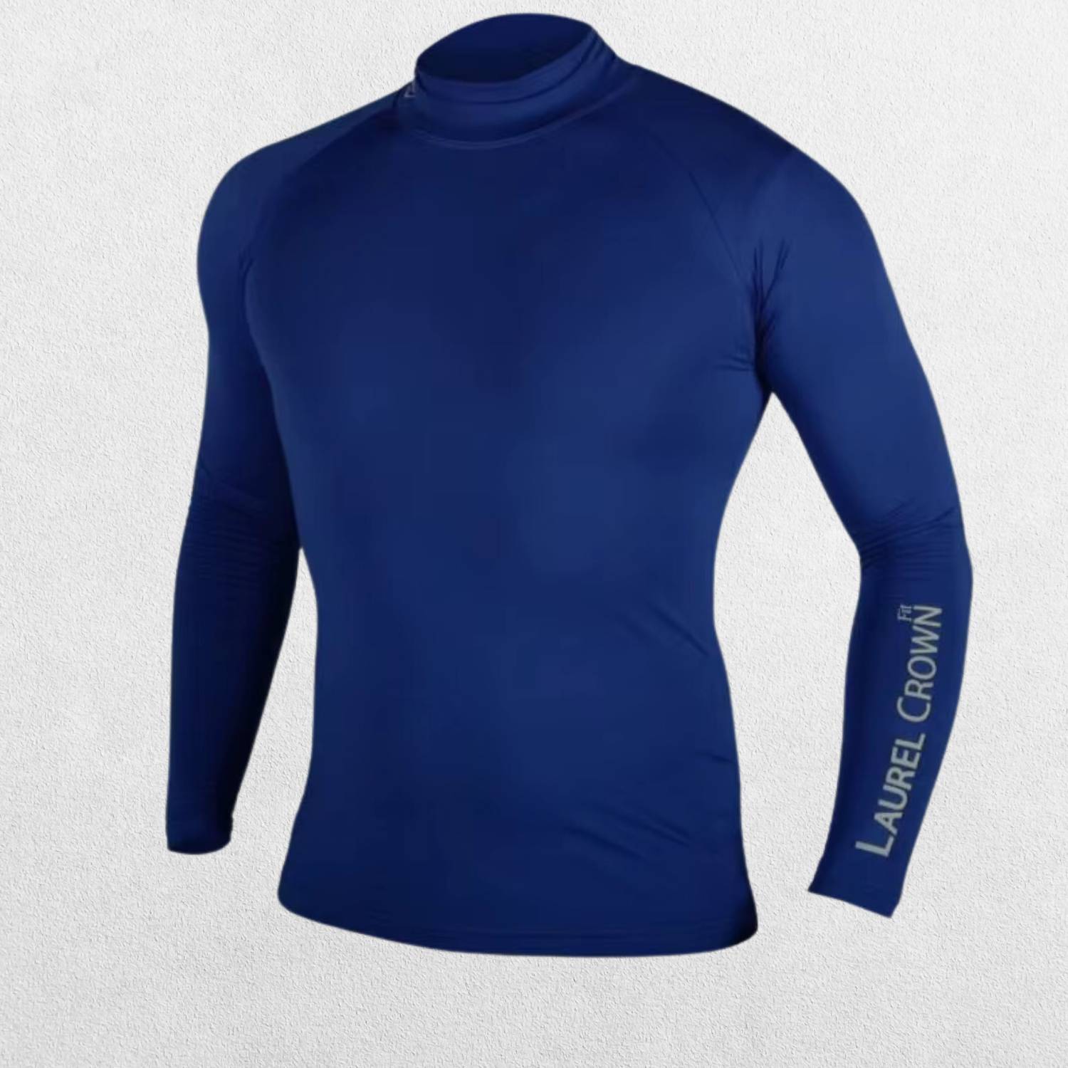 GPW Men's High-Performance Athletic Long Sleeve Training T-Shirt Blue