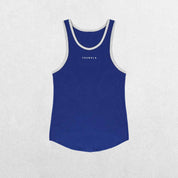 GPW Men’s High-Performance Quick-Dry Training T-Shirt in blue, front view highlighting the cool-toned color and form-fitting design against a clean studio backdrop.