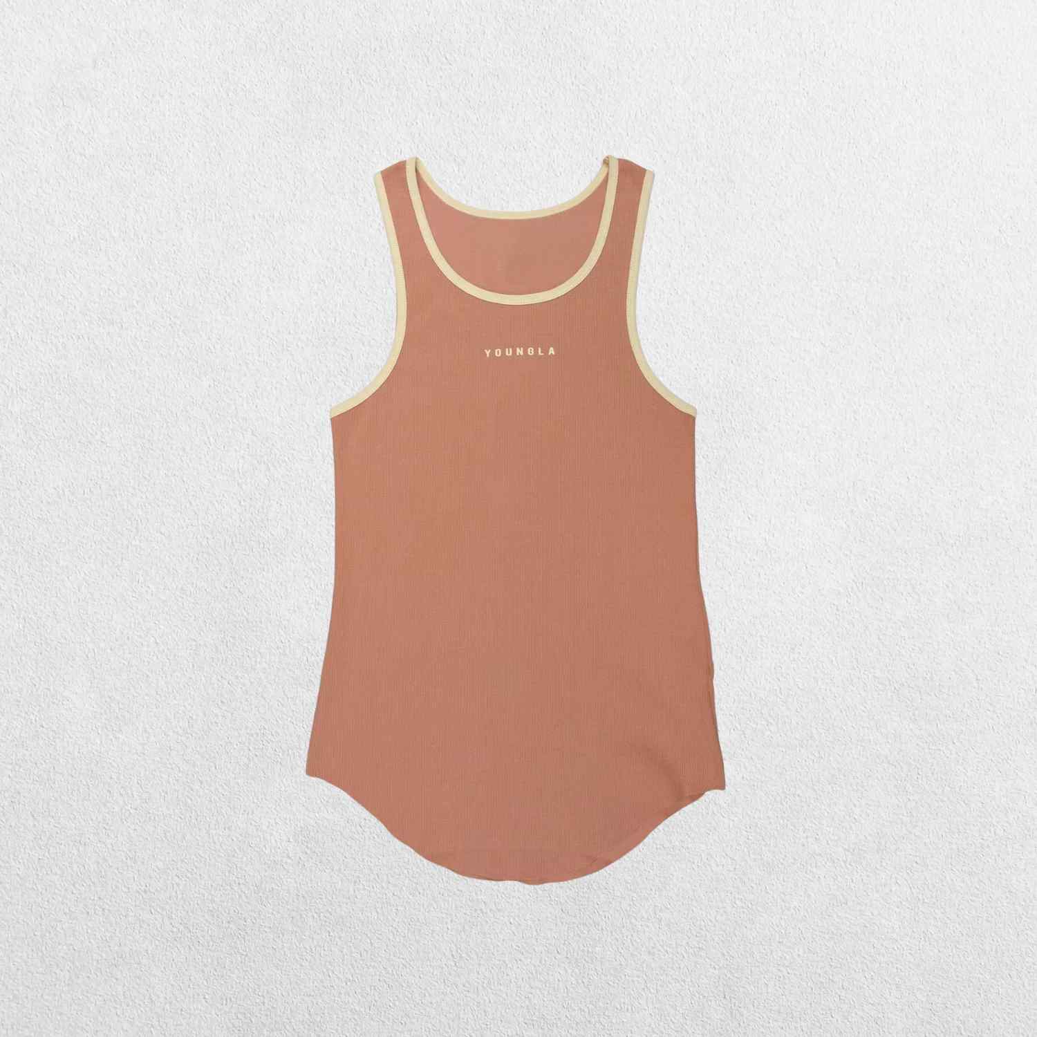 GPW Men’s High-Performance Quick-Dry Training T-Shirt in orange, front view displaying the vibrant color and athletic design against a simple studio backdrop.