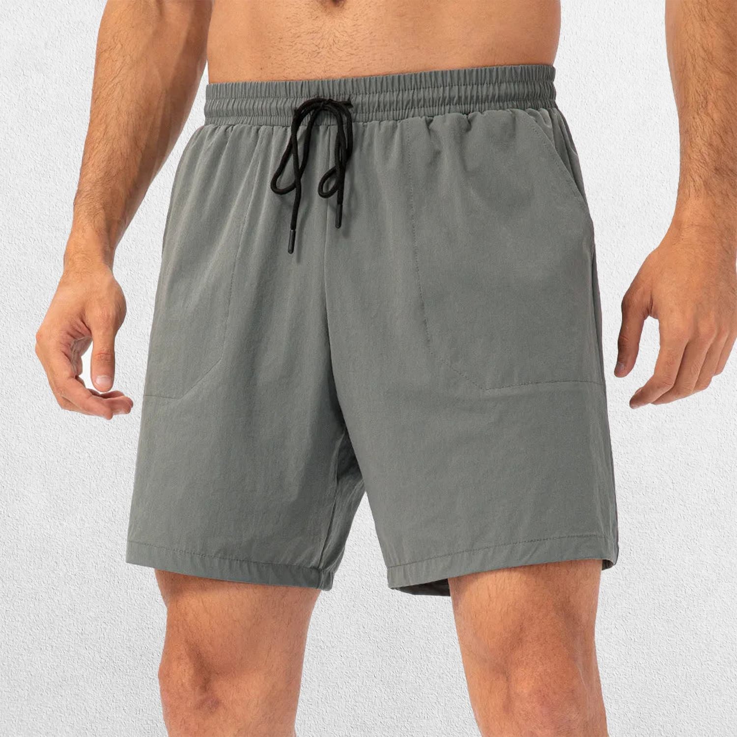 Versatile grey GPW Men's Athletic Shorts suitable for gym sessions and casual wear.