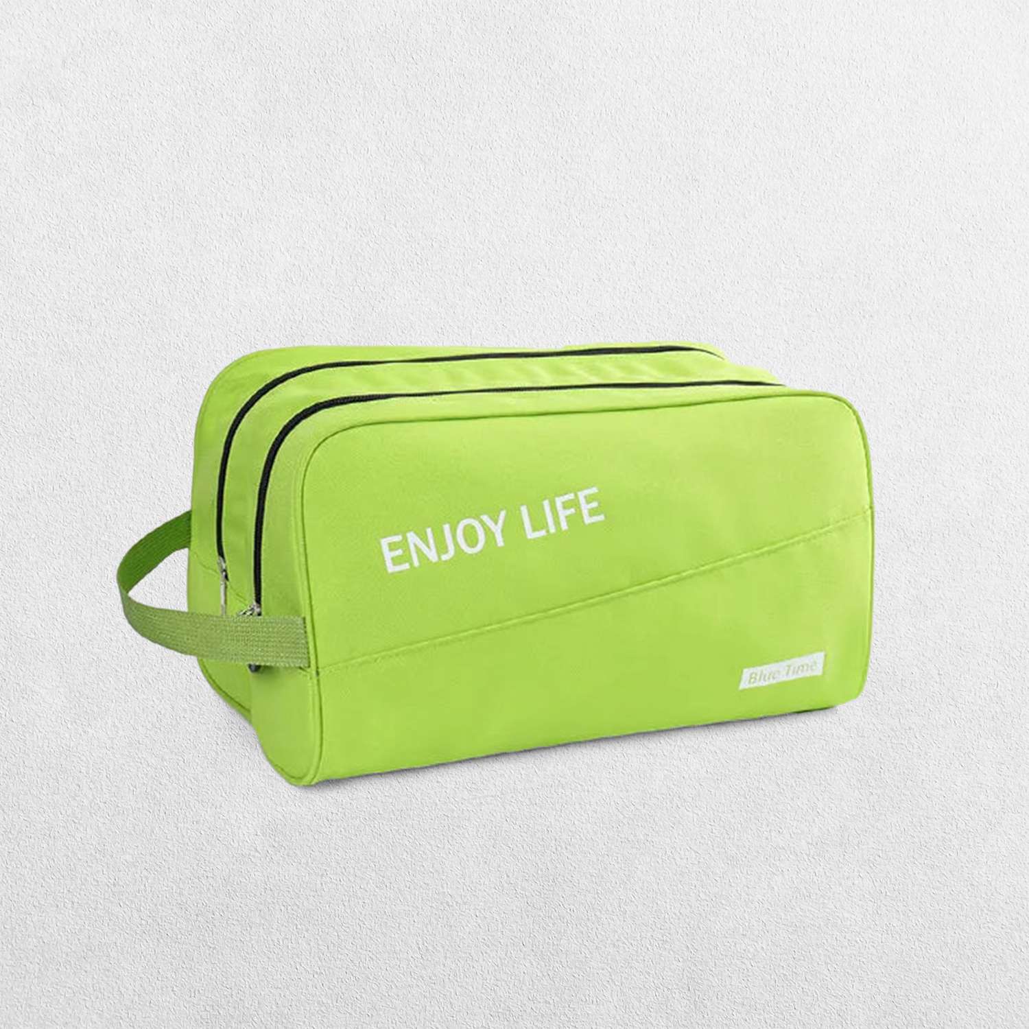 Close-up of Lime GPW Multifunctional Wet-Dry Bag - Your Ultimate Water-Resistant Gym Companion