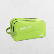 Close-up of Lime GPW Multifunctional Wet-Dry Bag - Your Ultimate Water-Resistant Gym Companion