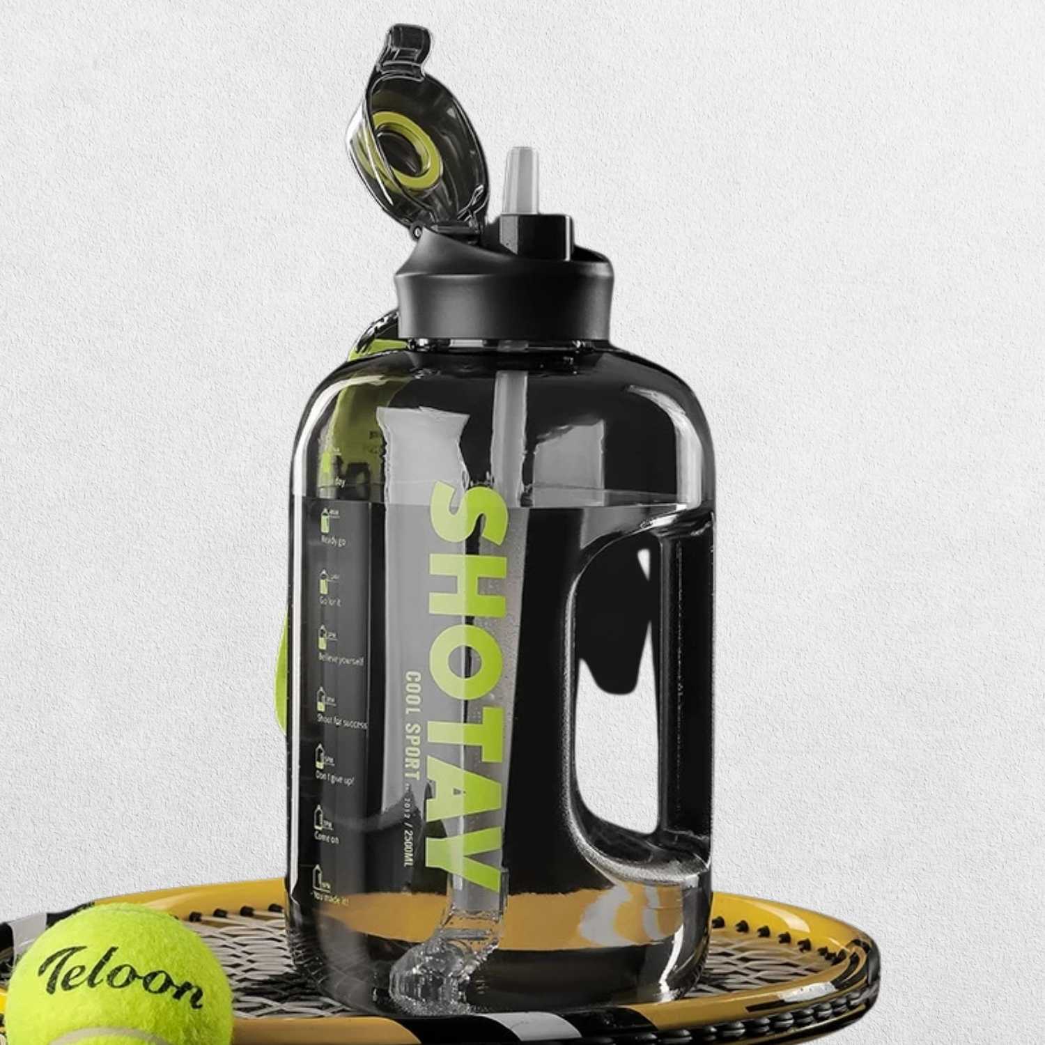 GPW Tritan Sport Bottle in sleek black design, featuring large capacity and leak-proof construction for ultimate hydration