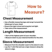 How to Measure for GPW Unbreakable Printed Unisex Long Sleeve Tee – Durable and Versatile Style