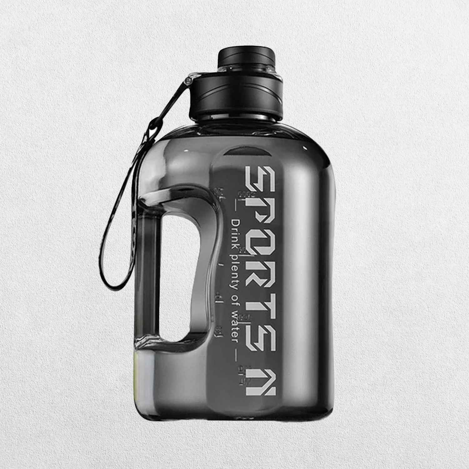 Large-capacity BPA-free hydration bottle for workouts