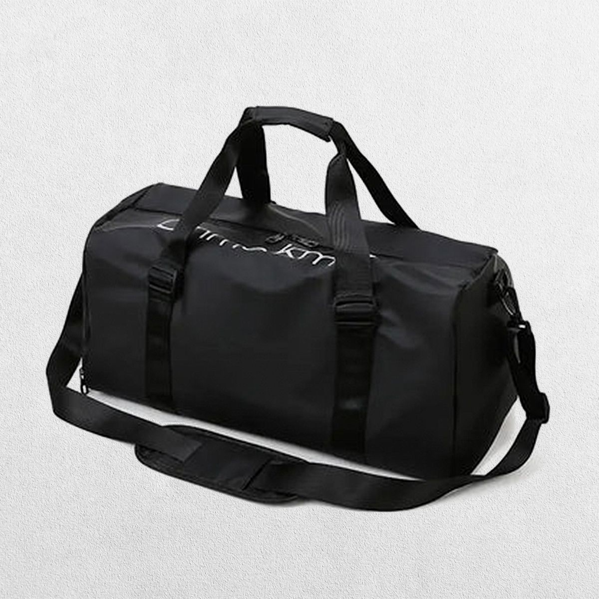 Close-up of  Black GPW Waterproof Gym Bag