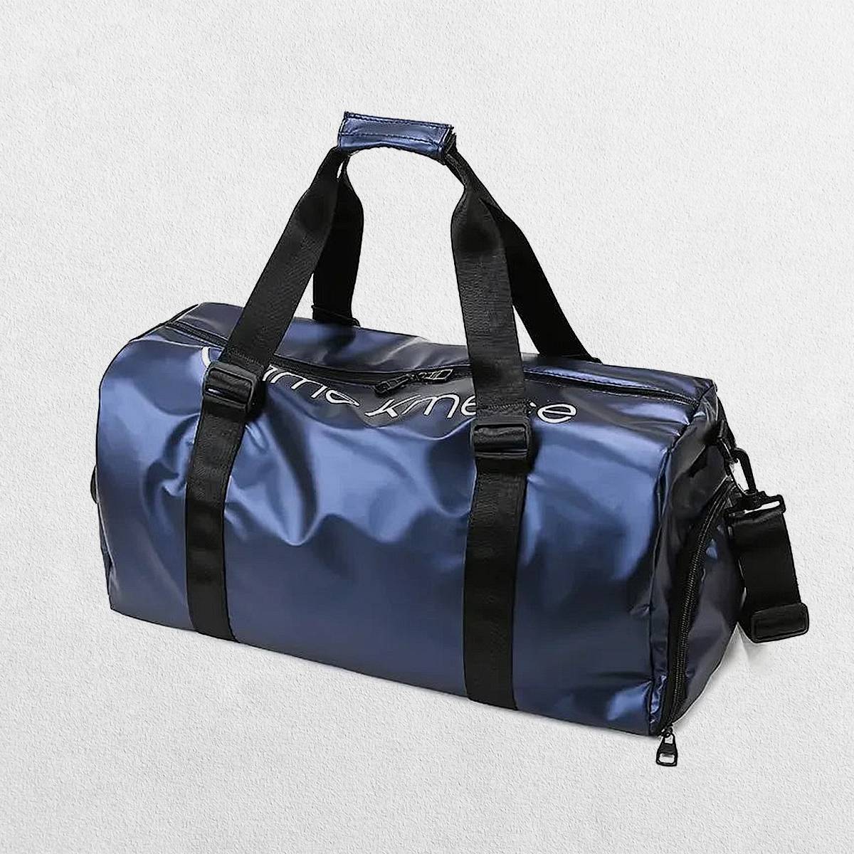 Close-up of Dark blue GPW Waterproof Gym Bag