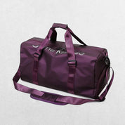 Close-up of Purple GPW Waterproof Gym Bag