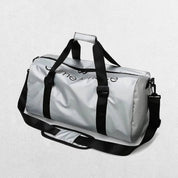 Close-up of silver GPW Waterproof Gym Bag