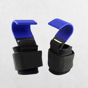 Blue Durable GPW Hook Grips placed with studio background.