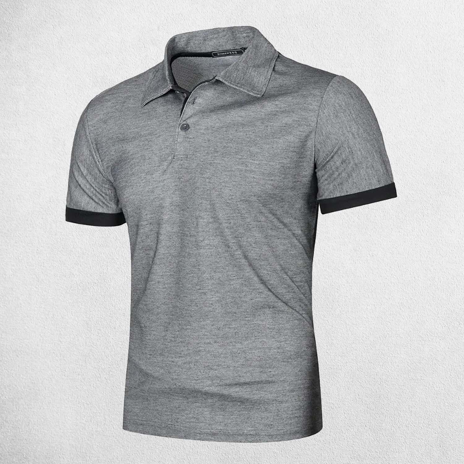 Close-up of Grey Black breathable polyester fabric with airflow effect