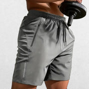 Grey GPW Summer Shorts flexible athletic shorts for men