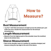 How to Measure for Plain Cotton Activewear Long Sleeve Slim Fit Men's Hooded Shirt