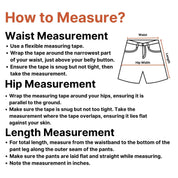 Step-by-step guide on how to measure waist, hip, and length for an accurate fit of GPW Men's Double-Layered Gym Training Shorts.