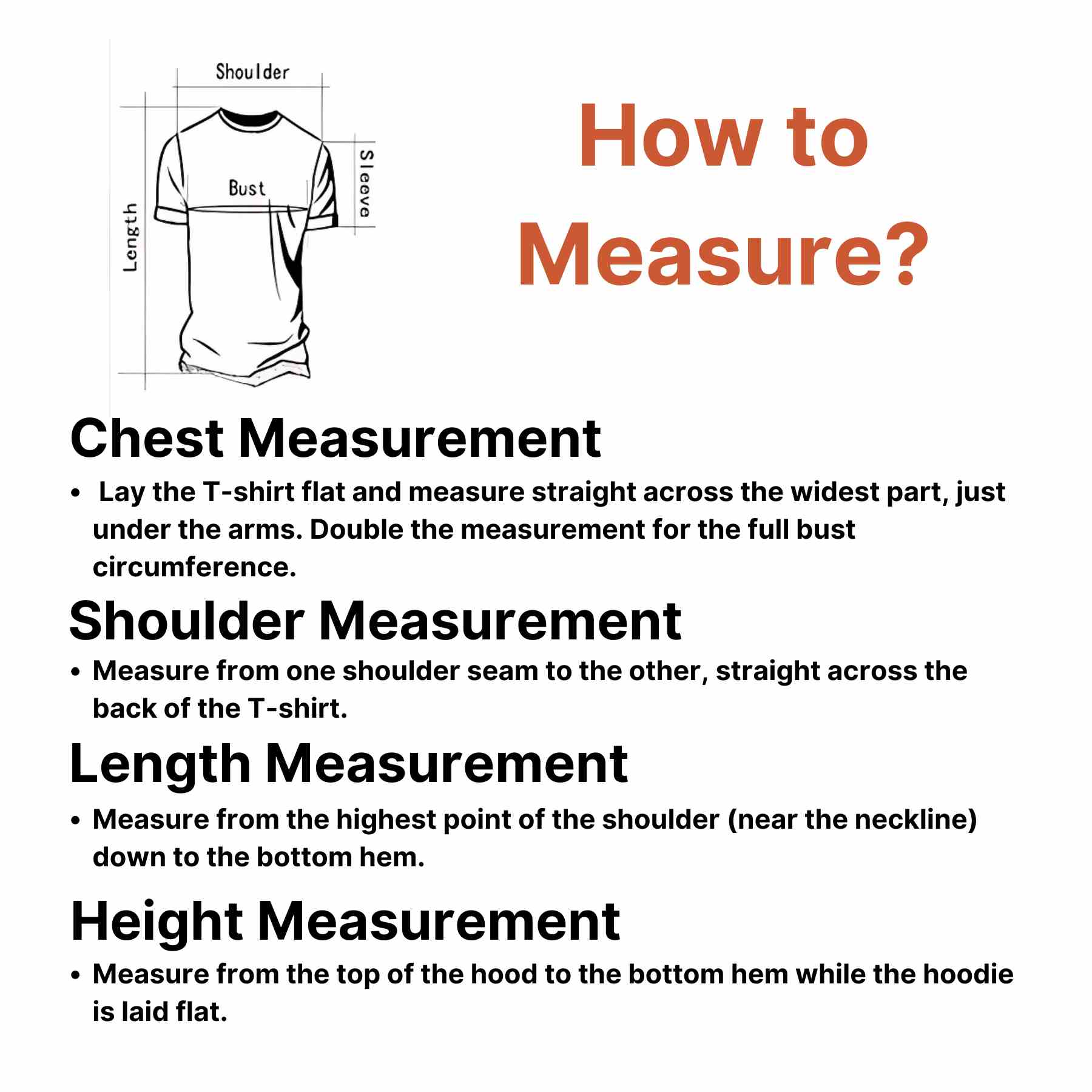 How to measure for CrossFit Men's Sports T-Shirt – Premium Cotton, Short Sleeve, Breathable Gym & Casual Wear
