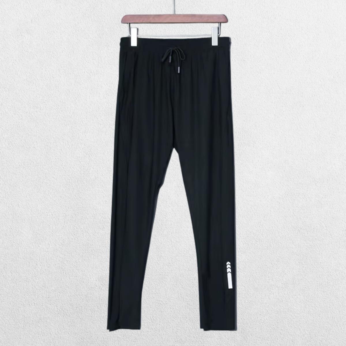 Stylish black joggers designed for gym, running, and casual wear.