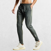 Unique lunar green joggers for a fresh, athletic look and breathable performance.