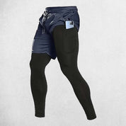 Close up showing Elastic waistband and compression layer for maximum support