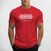 Men’s Los Angeles Graphic Cotton T-Shirt – Breathable & Casual Summer Tee