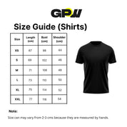 Size Guide for Men’s Los Angeles Graphic Cotton T-Shirt – Breathable & Casual Summer Tee