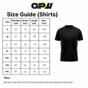 Size Guide for Men’s Viking 3D Printed Cotton Fitness Sports T-Shirt – Quick-Dry, Breathable, Athletic Fit
