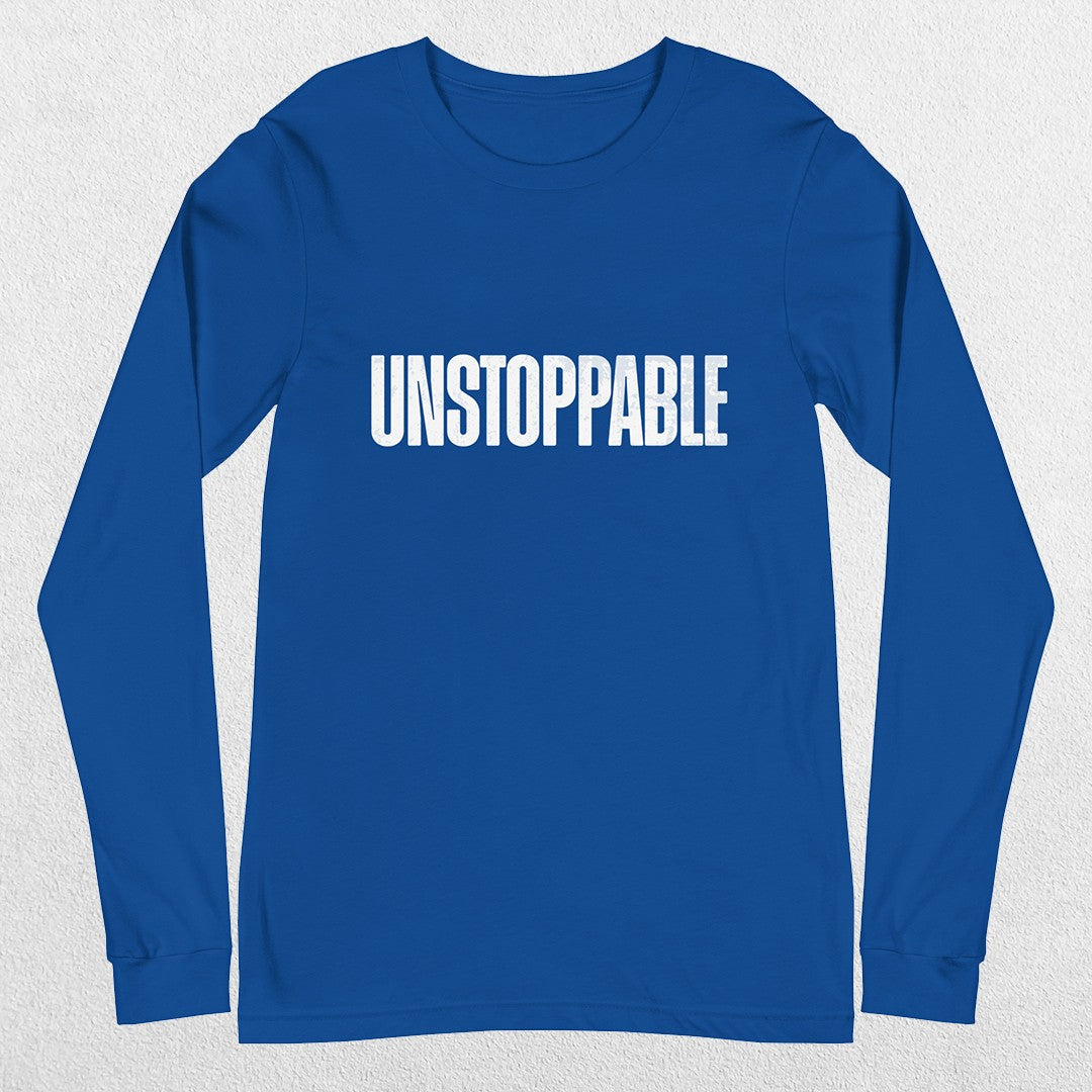 Close-up of True Royal Men's Gym Long Sleeve Tee – Unmatched Performance & Style