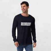 Versatile men’s long sleeve tee made from premium cotton fabric.