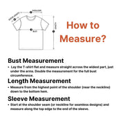 how to Measure for Men's Oversized Gym T-Shirt – Breathable, Quick-Drying & Lightweight Training Tee