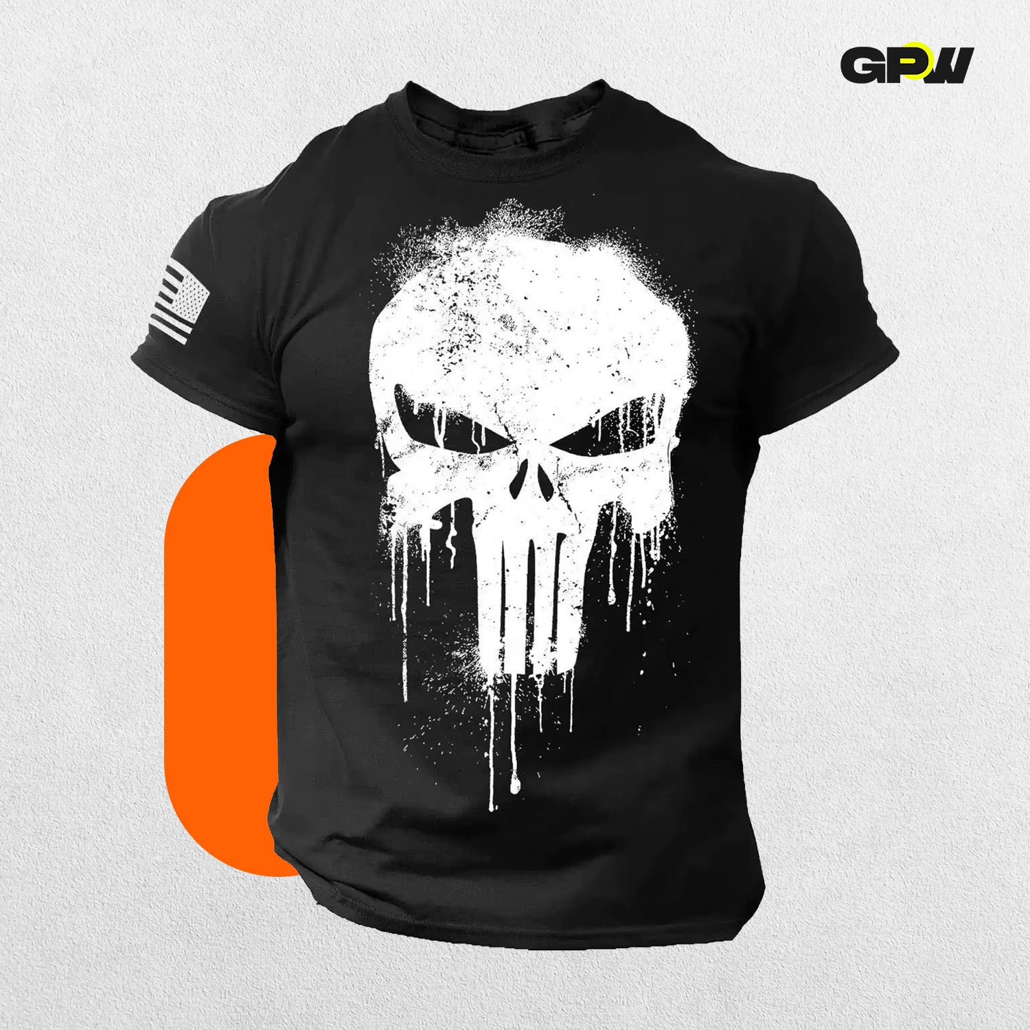 Bold 3D Skull Print