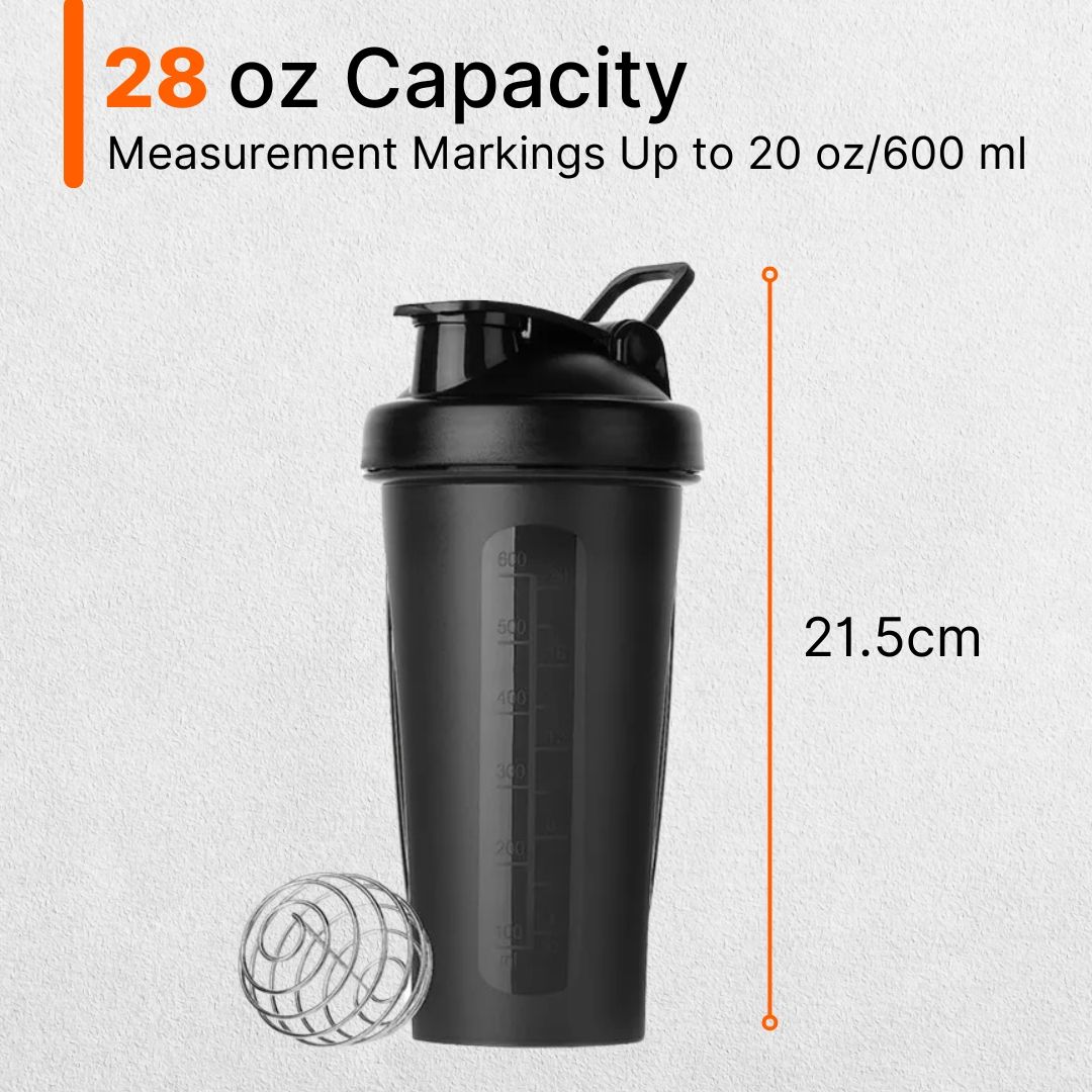 Stright GPW 600 ml Capacity water bottle with Measurement Scale and dimensions 