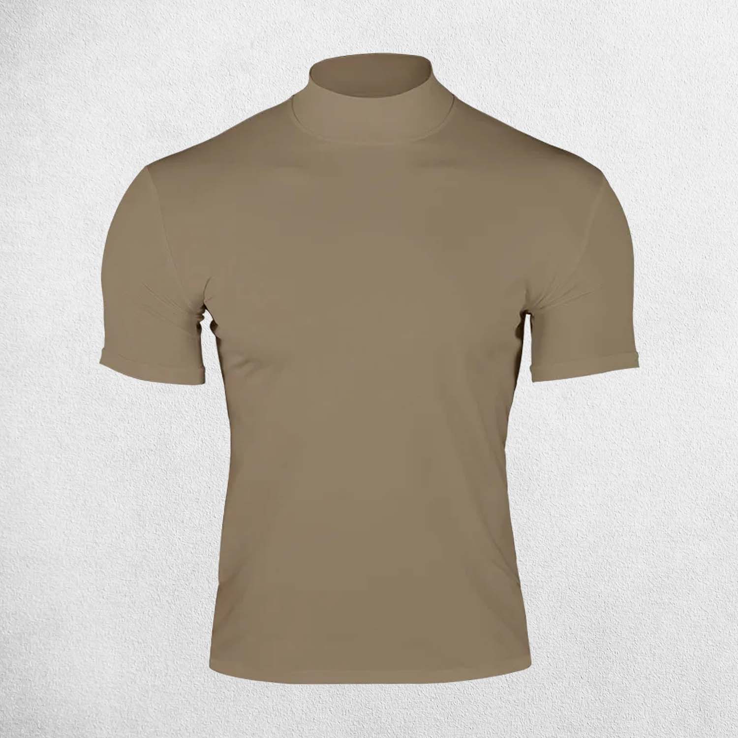 Close-up of Camel polyester fabric, emphasizing breathability and comfort.