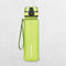 Lightweight and reusable lime green water bottle for fitness and daily hydration needs