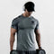 Dark grey GPW Men's Summer Quick-Dry Sports T-Shirt for fitness and running.