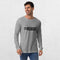 Model styling the GPW Athletic Heather Unbreakable Tee with casual pants.