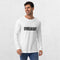 Model styling the GPW White Unbreakable Tee with casual pants.