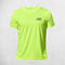Front view of Green Men’s lightweight performance T-shirt for training and sports