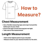 How to Measure for GPW Men's Oversized Cotton T-Shirt - Casual Gym Fitness Tee