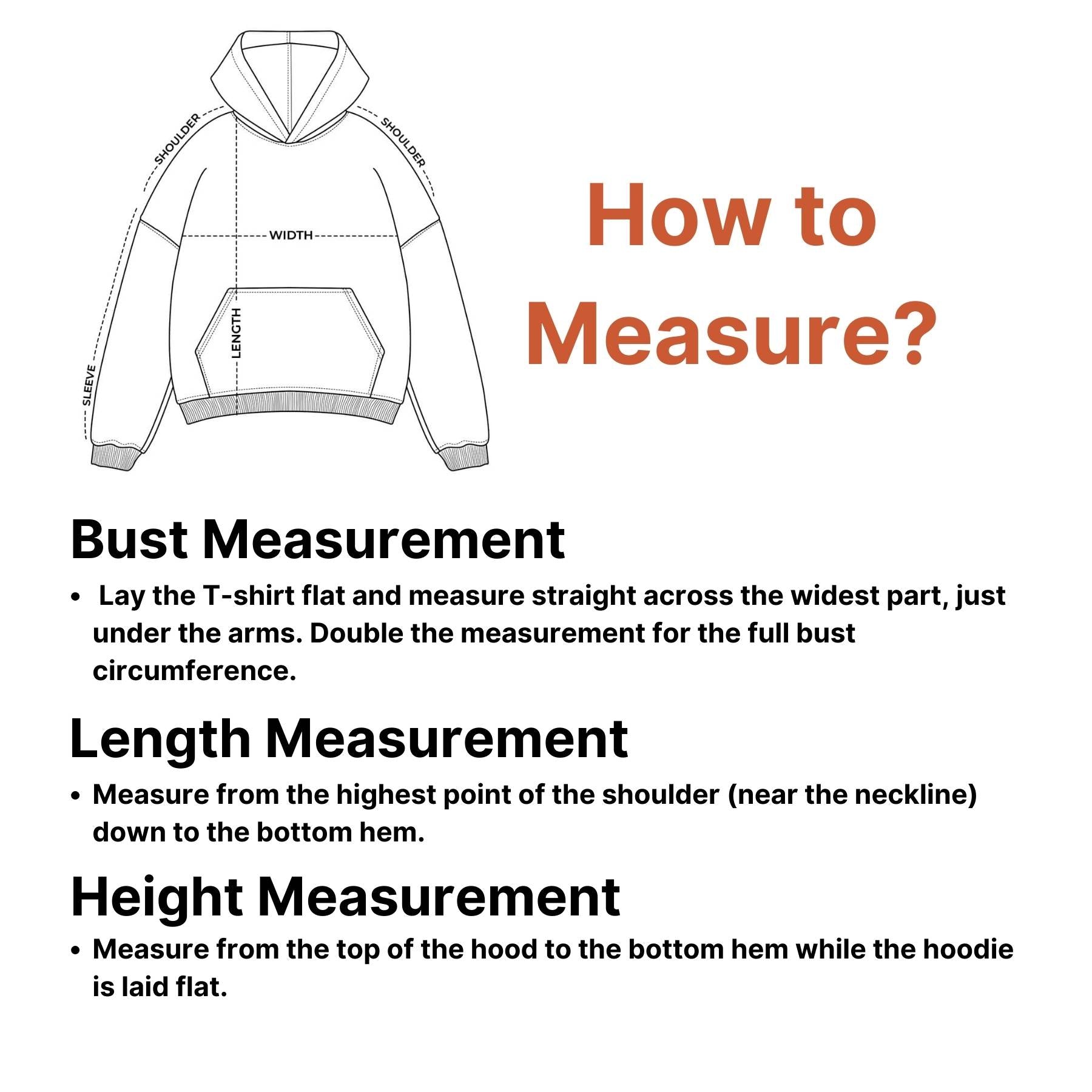 How to Measure for Size Guide For Men's Elastic Hooded Performance Hoodie Designed for Gym and Running