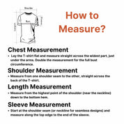 How to measure for Muscle Men's Gym T-Shirt – 3D Printed, Short Sleeve, Sporty Workout & Casual Tee