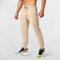 Light Khaki GPW Men's Athletic Sweatpants featuring zipper pockets, athletic fit, and sleek design.
